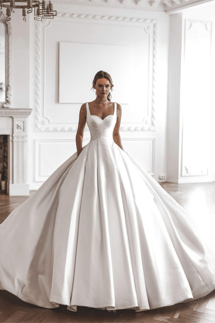 Satin Wedding Dresses ☀ Gowns | Olivia ...